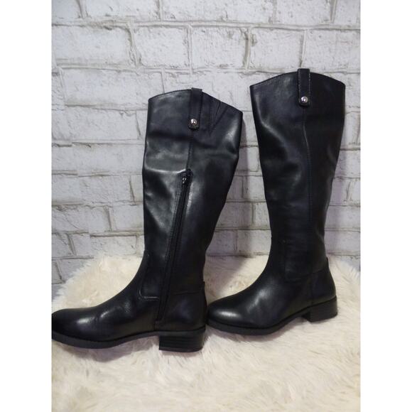 $190 INC International Concepts Fawne Leather Knee High Boots 6 NEW I260 - Picture 2 of 6